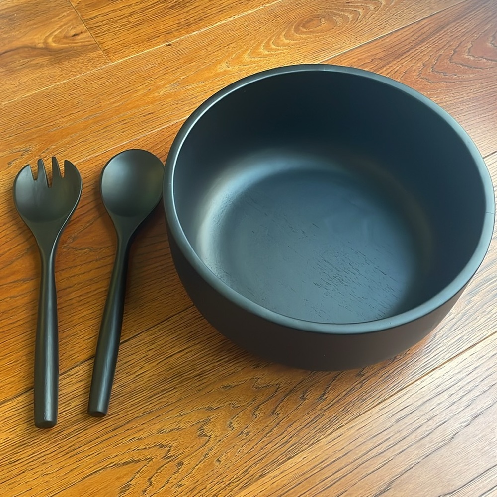 Member’s Mark 12” Acacia Wood Salad Serving Bowl Set